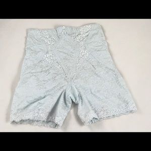 MD light blue lace high waist shape wear panty